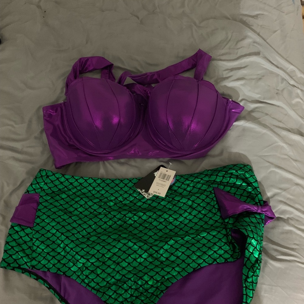 Ariel inspired high waisted bikini from Hot Topic